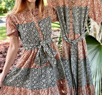 Just Darviny - Ibiza Short Sleeve Mini Dress