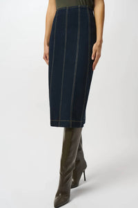 Joseph Ribkoff - Stretch Denim Pencil Skirt