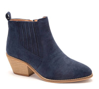 Corkys Footwear Women's Potion Bootie in navy - women's shoe