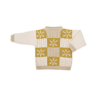 Wild Wawa - Kids' Daisy Patchwork Sweater