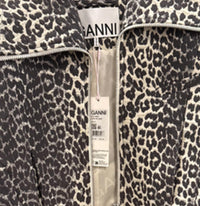 Ganni - Leopard Cotton Tweed Jacket