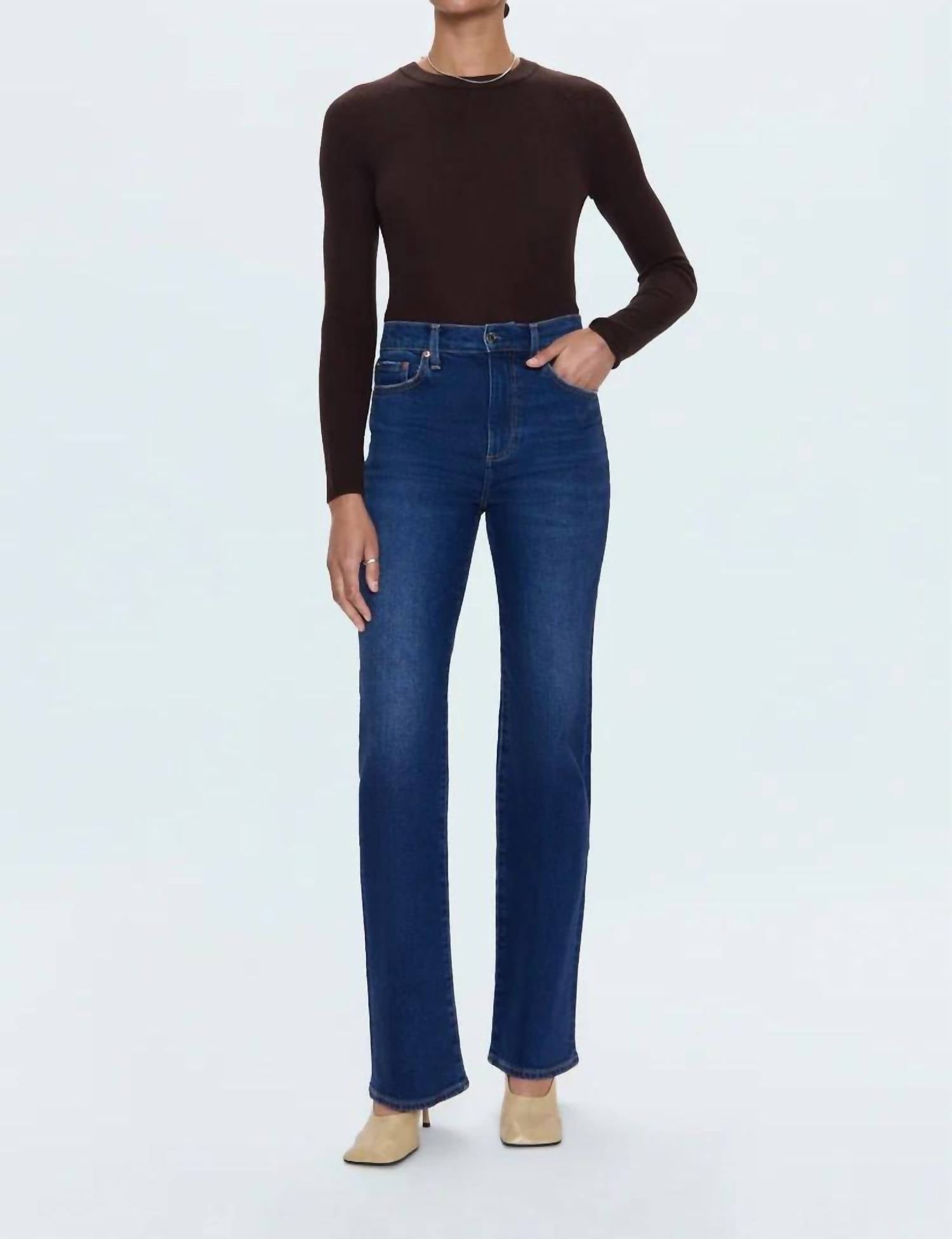 PISTOLA Evie High Rise Slim Boot Jeans in penthouse 2 - women's jeans - alternate view