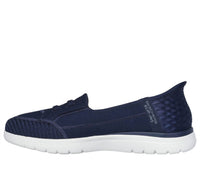 Skechers Women's On The Go Flex Top Shoes in navy grey - women's sneaker