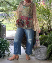 Jaded Gypsy - Ruffle Up High-lo Top