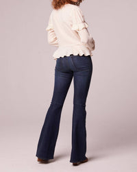 B.O.G. Collective - Sandy Ruffle Long Sleeve Button Blouse