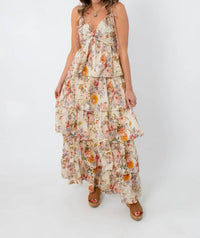 In February - Wildflower Tiered Maxi Dress
