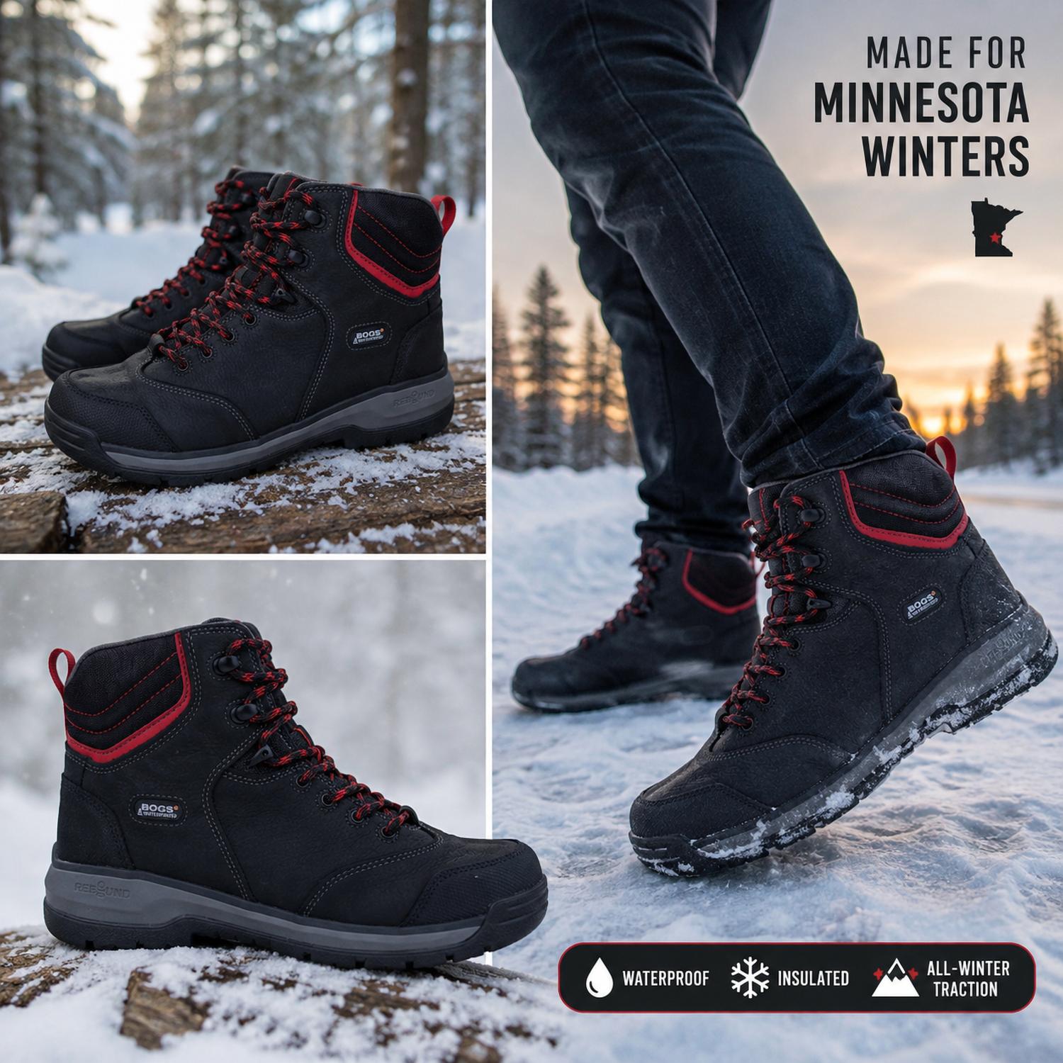 Bogs - Men’s BORCK I Mid Waterproof Boots