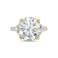 Diana M Jewels - Women's Round & Baguette Lab-grown Diamond Jewelry Ring (15.00 Ct) - Grand