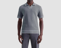 Bugatchi Uomo - Diamond Cable Polo Sweater