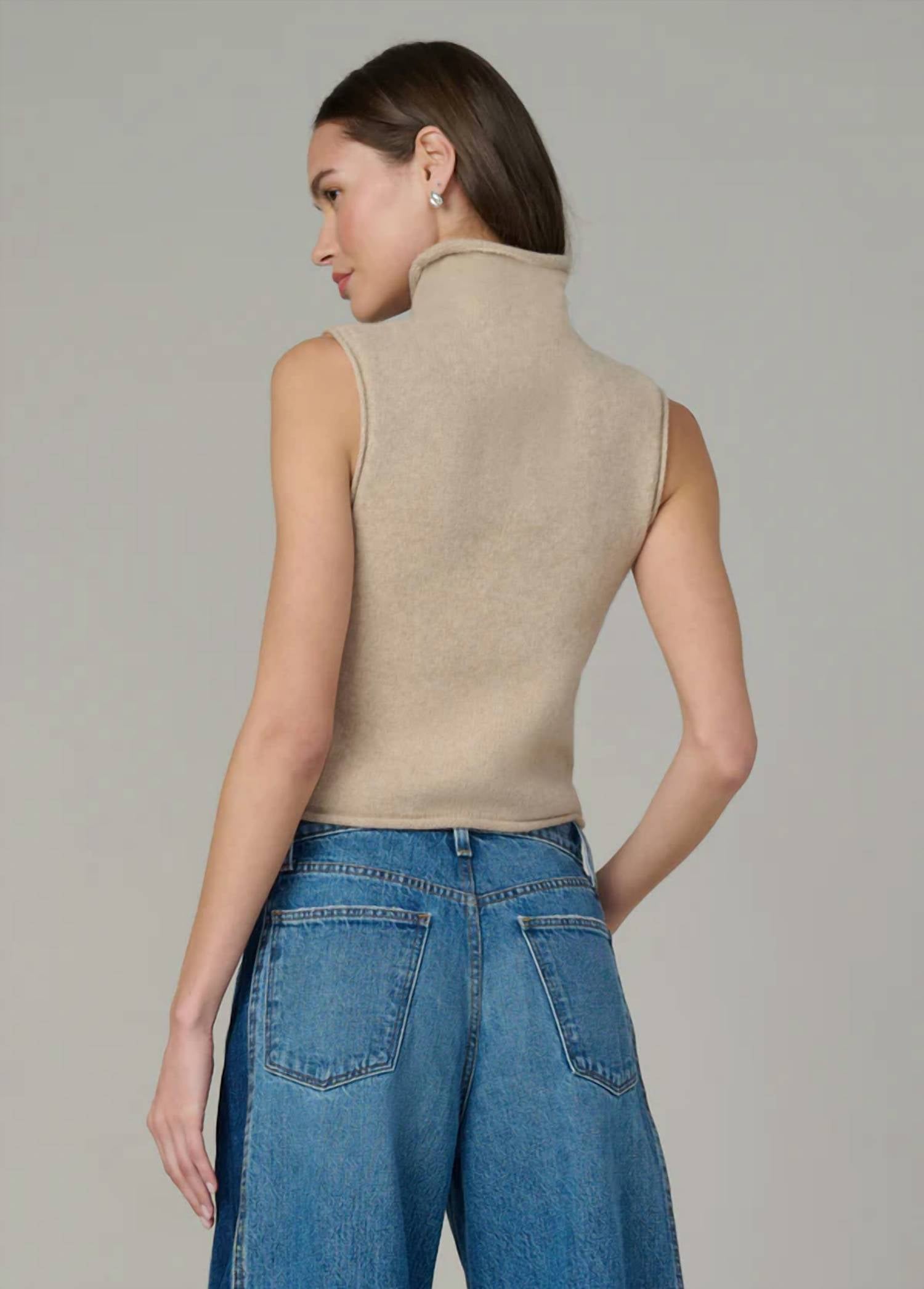 Joe'S Jeans - Stevie Sleeveless Roll Neck Sweater