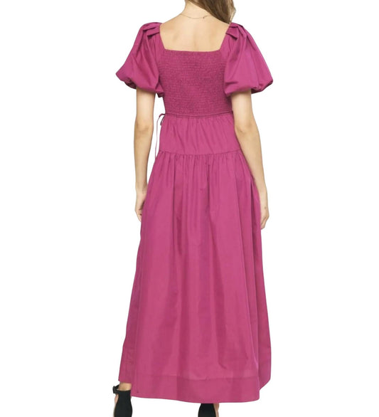 Entro - Puff Sleeve Dress