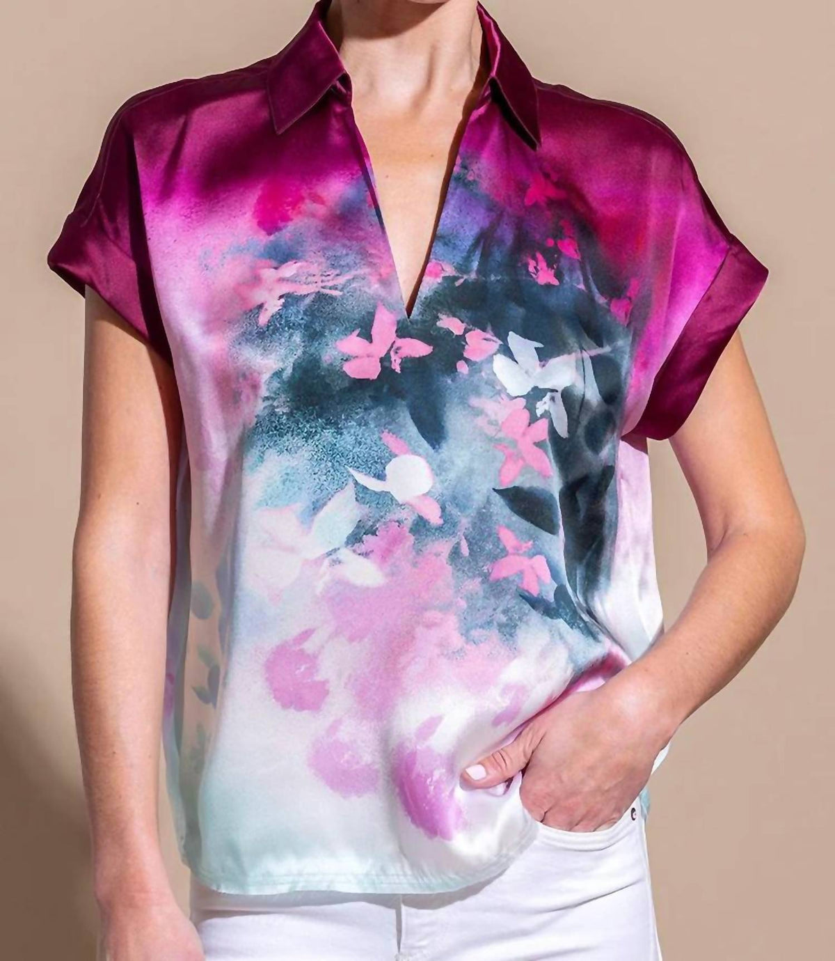 Go By Go Silk - Printed Redux Polo