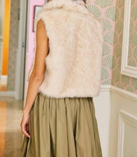 Bucketlist - Soft Faux Fur Cropped Cozy Vest
