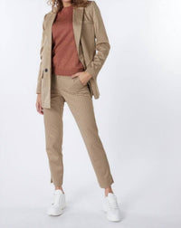 Esqualo - Double Breasted Knitted Diamond Blazer