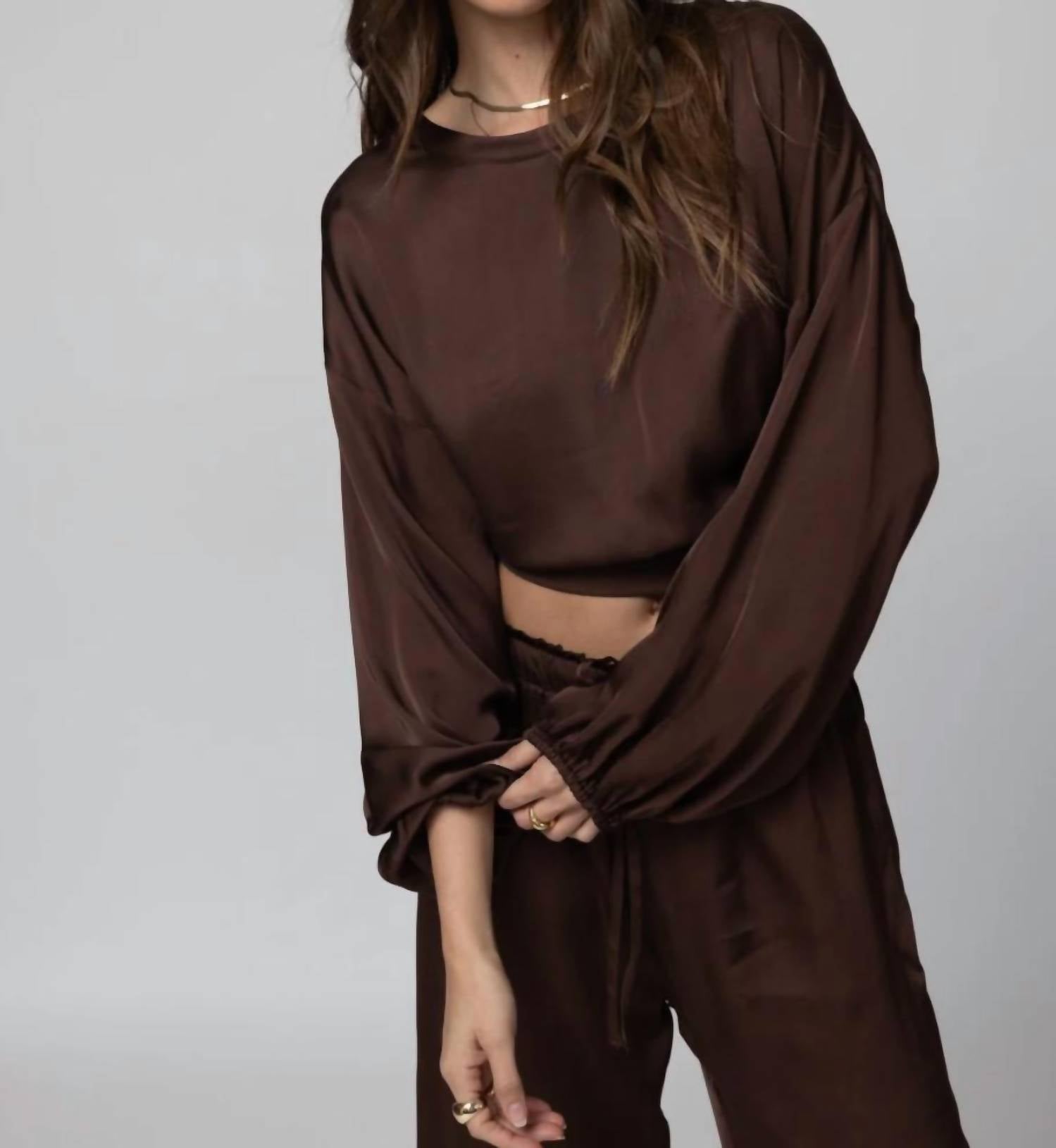 Stillwater - Silky Pacific Long Sleeve Top
