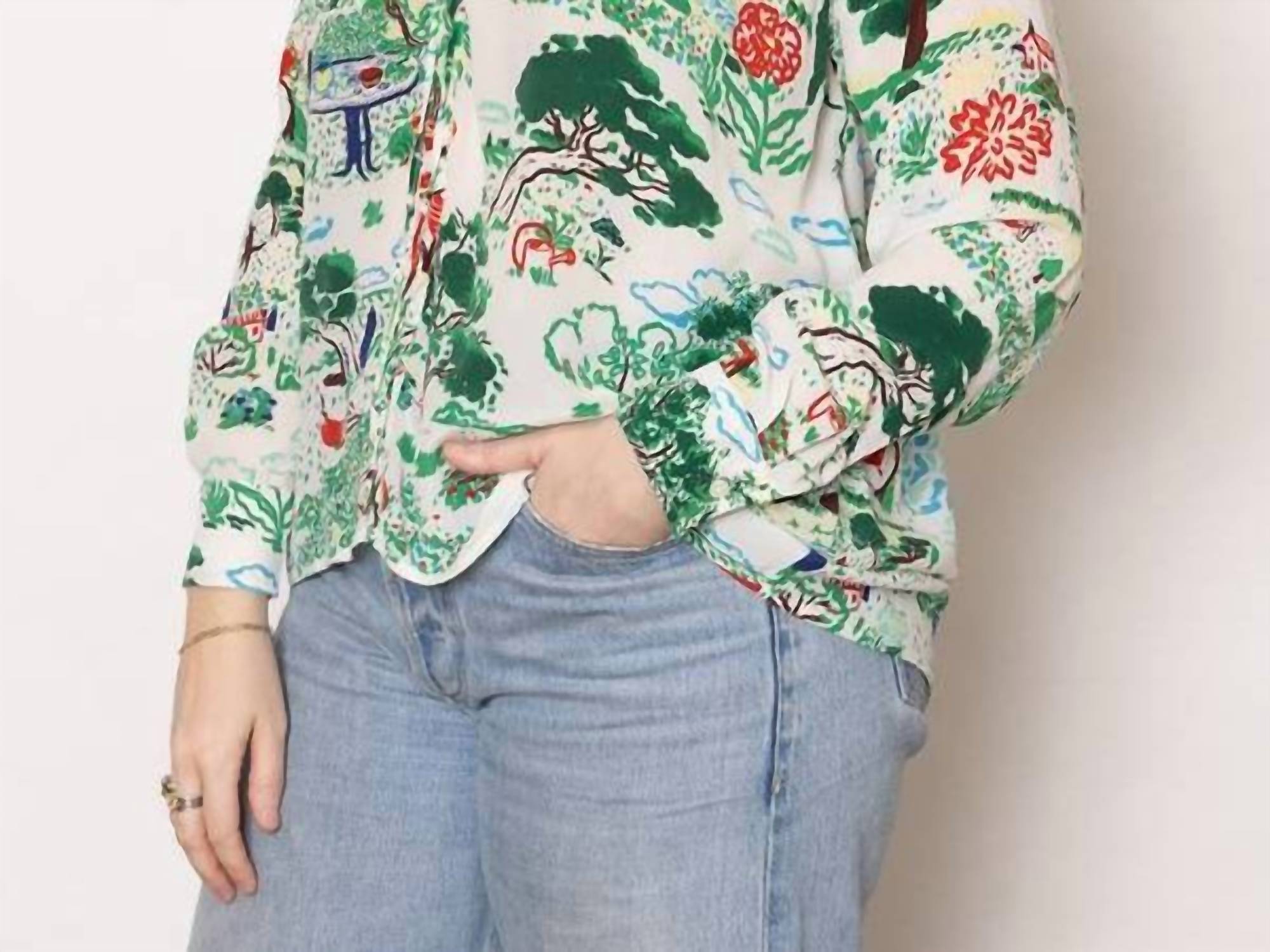 Mii Collection - Charme Long Sleeves Tunic Blouse
