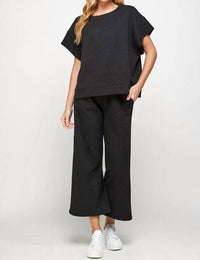 See And Be Seen - Textured Pant Set