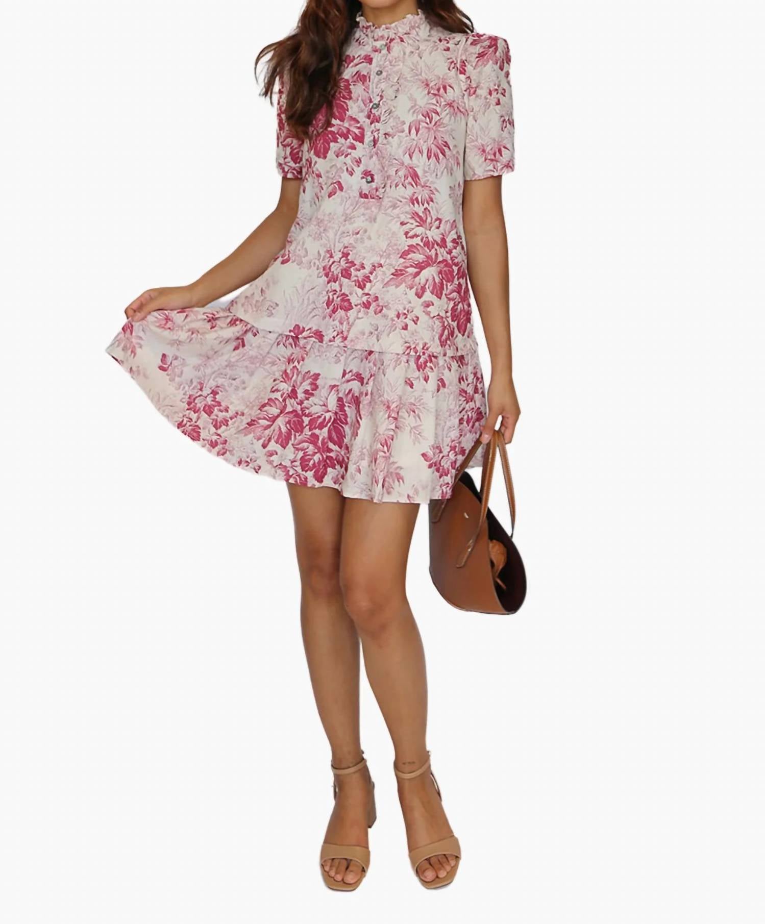 Entro - Edith Peplum Mini Dress