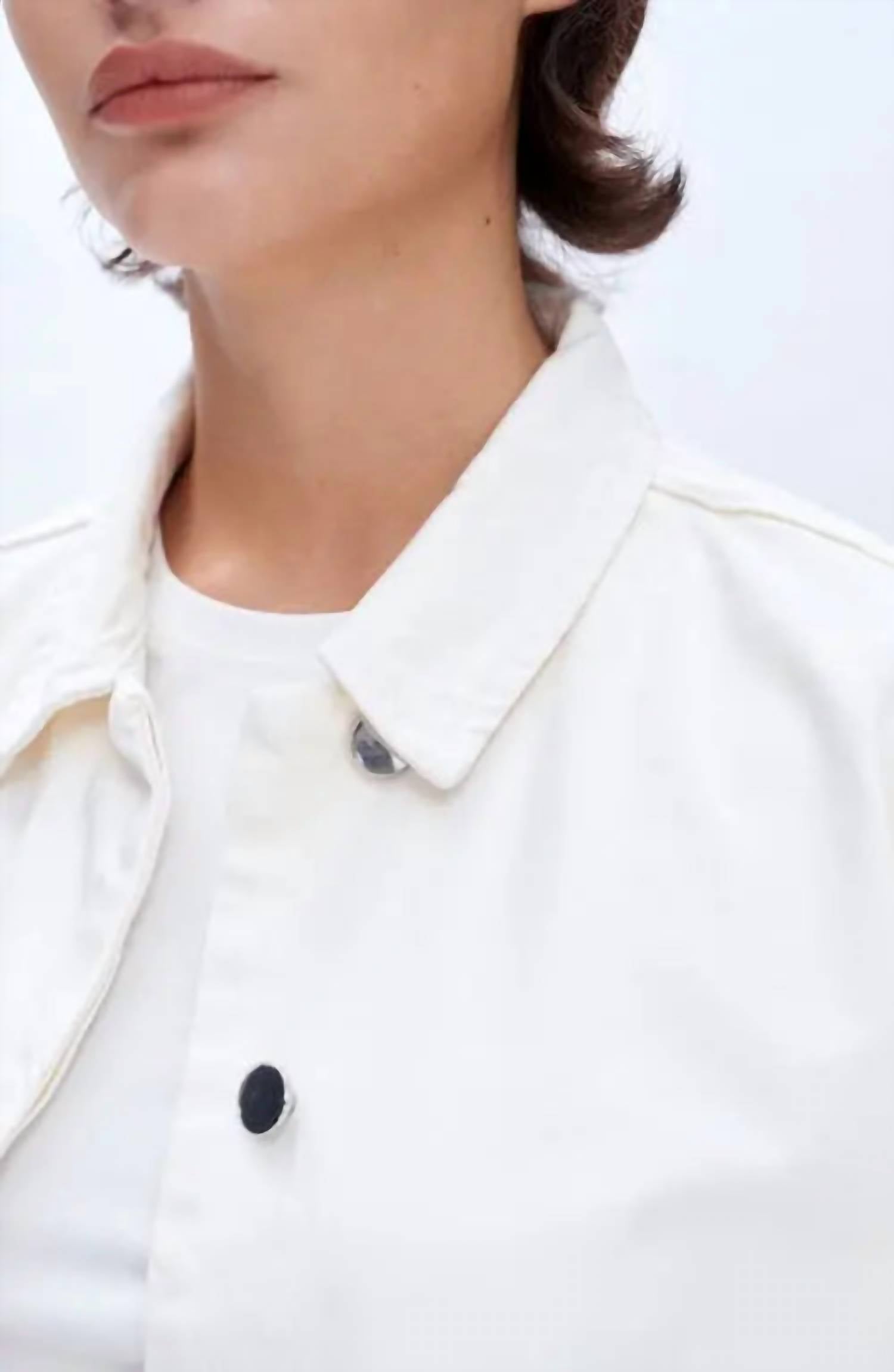 Bayeas - Oversized Button Up Jacket