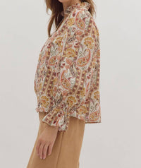 Entro - Sarah Paisley Blouse