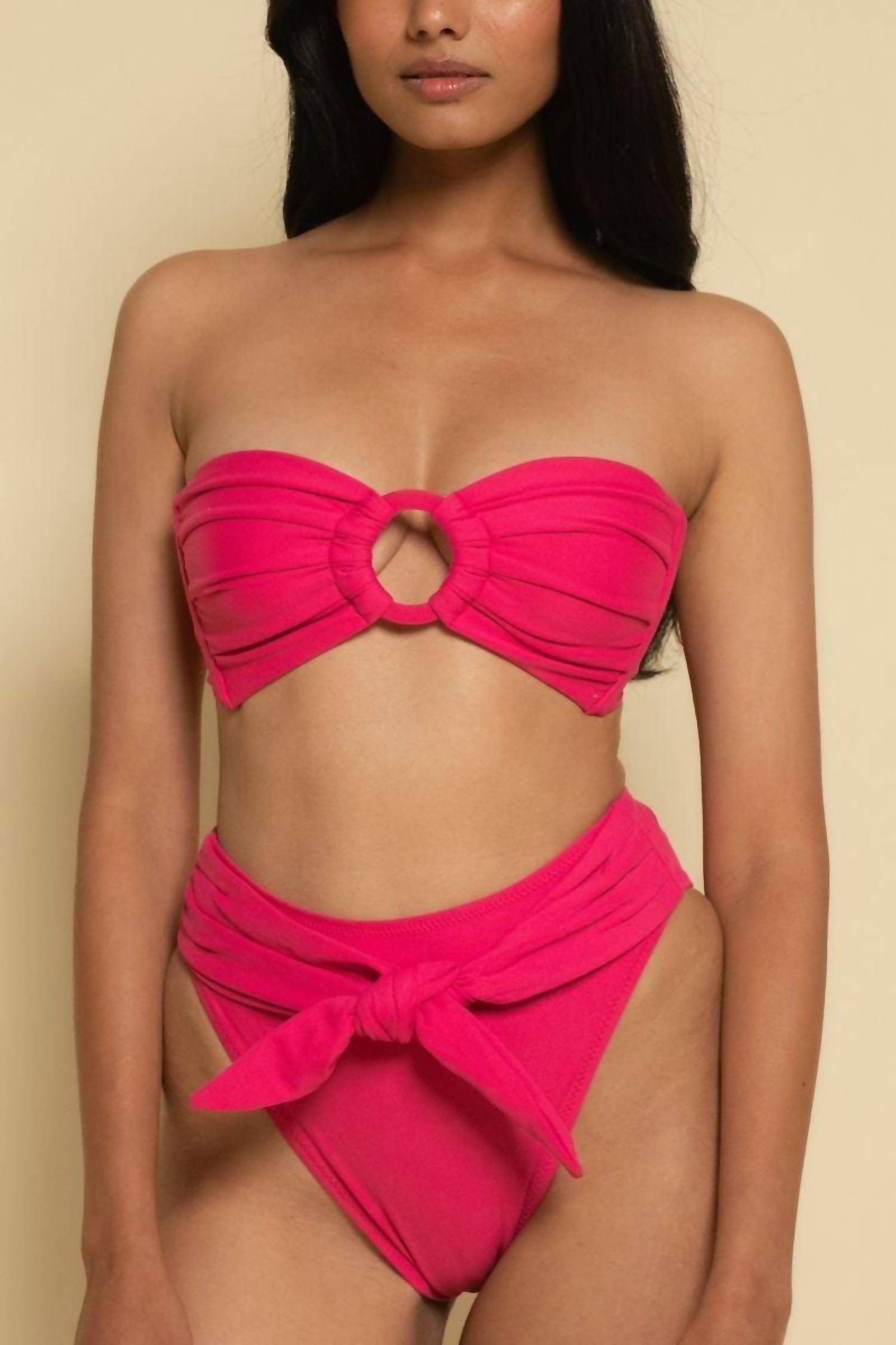 Montce - Tori Ties Bandeau Bikini Top