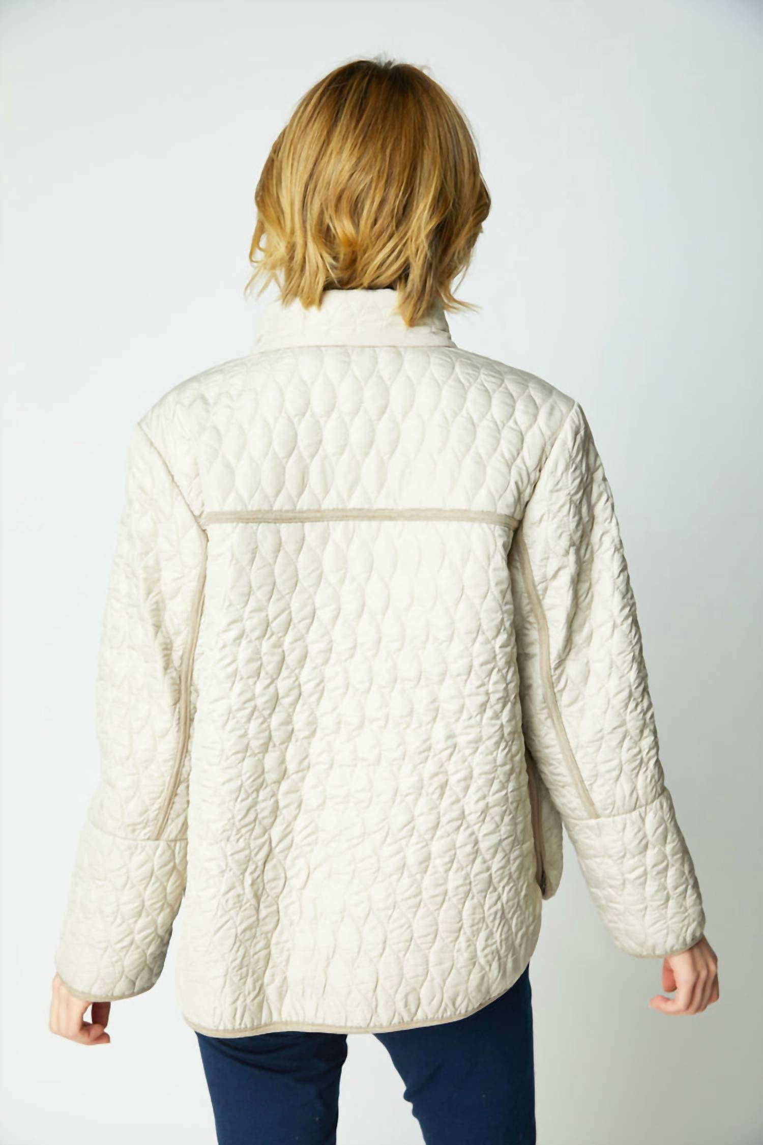 Habitat - Double Faced Quilted Side Zipper Urban Jacket