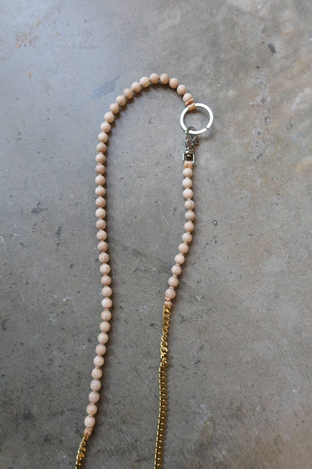Ina Seifart - Women's Natural Wood Phone Handykette Necklace