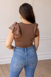 Southern Grace - Eloise Ruffle Sleeve Bodysuit
