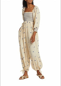 Free People - Embroidered Dahlia Jumpsuit