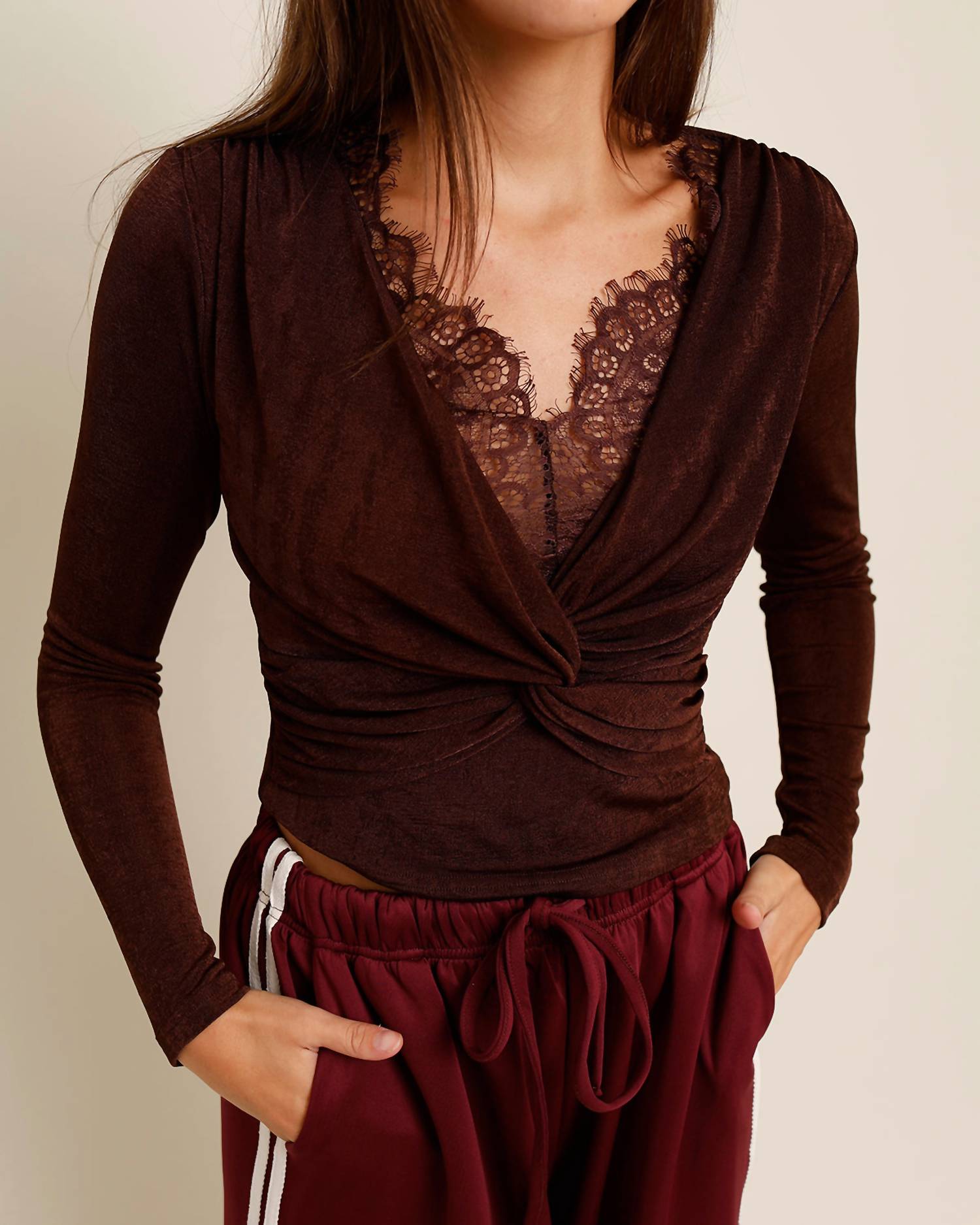 Ina Fashion - Timeless Twist Long Sleeve Top