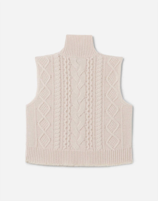 Re/Done - Women's Cable Turtleneck Sweater Vest