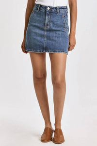 Dear John Denim - Quincy Classic Dark Denim Skirt