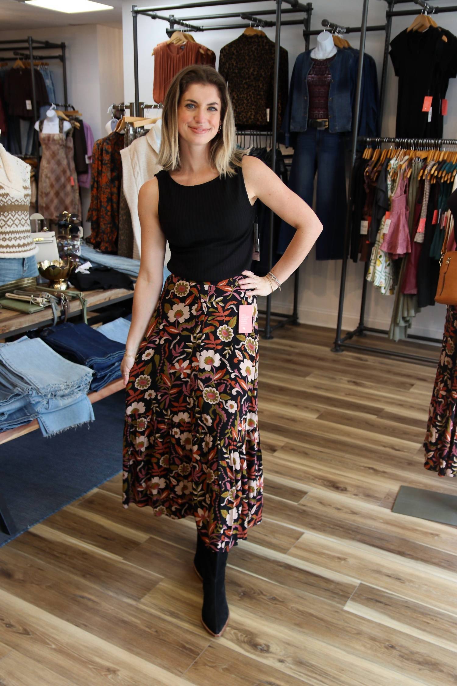 Saltwater Luxe - Carli Floral Maxi Skirt