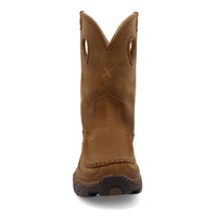 TWISTED X Men's 11" Pull On Hiker Boot in distressed saddle saddle - men's boots - alternate view