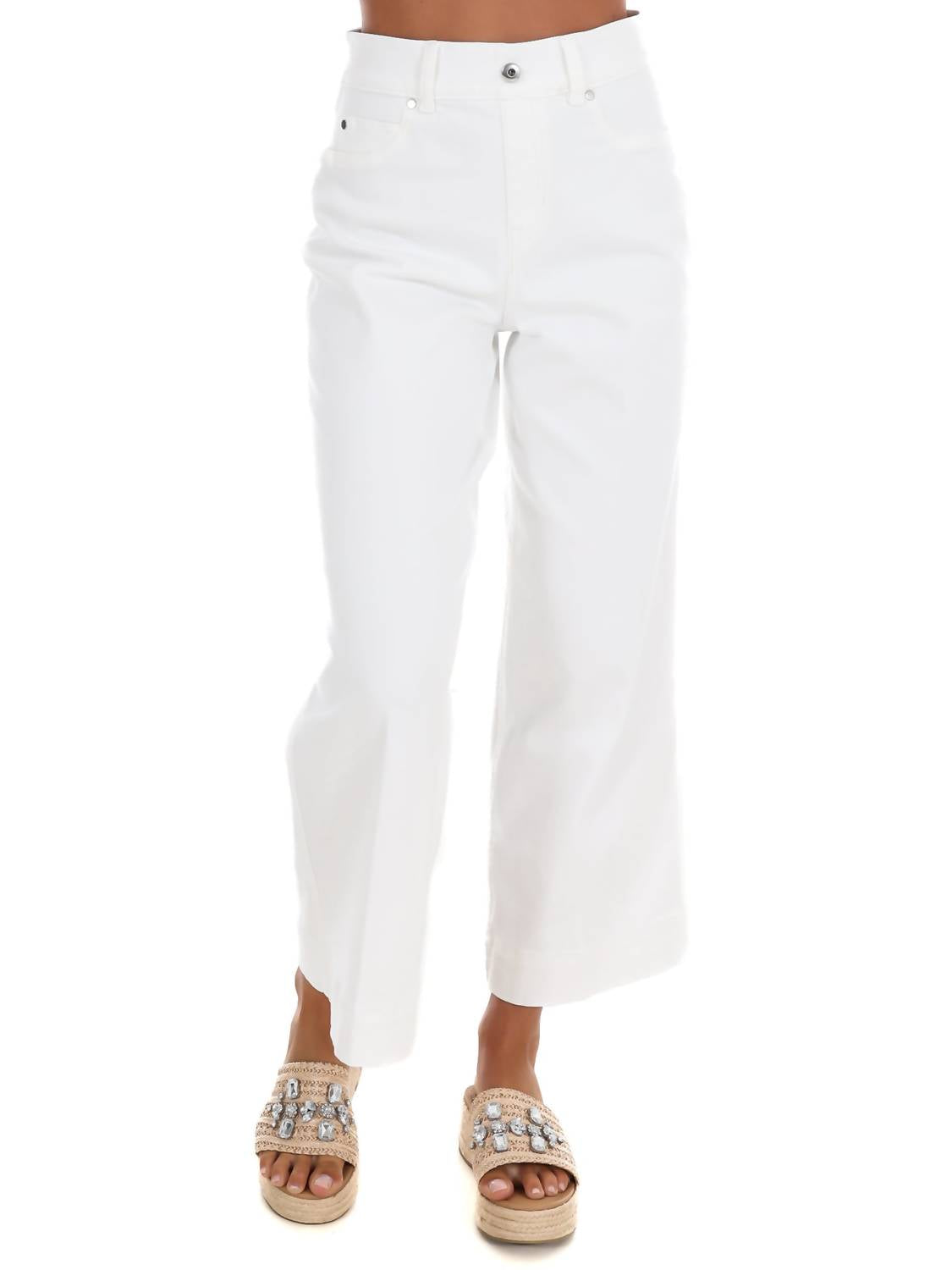 Spanx - Cropped Wide Leg Jeans