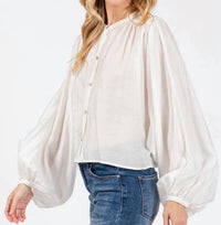 Calista - Giselle Balloon Sleeve Shirt