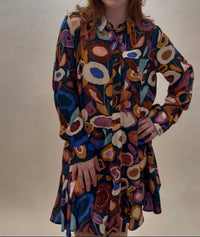 Ivy Jane - Abstract Print Shirtdress