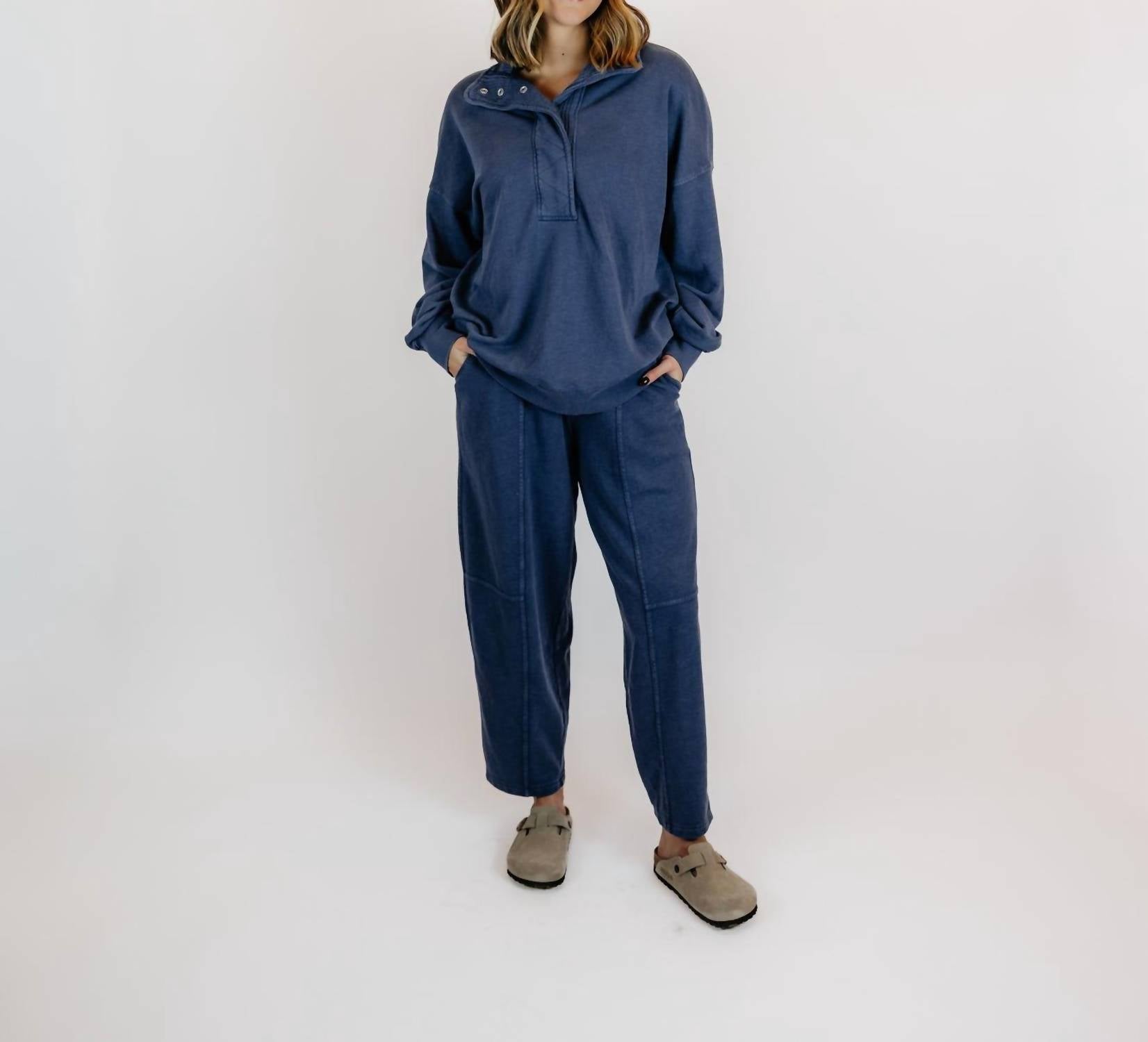 Rae Mode - Avia Mineral Washed Pullover & Barrel Pant Set