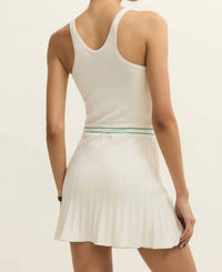 Z Supply Set Serve Dress in white - women's dress - detail view