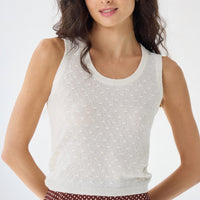 Autumn Cashmere - Sheer Dot Tank Top