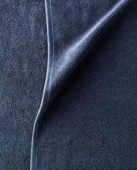 Under the Canopy Textured Organic Cotton 6-piece Bath Sheet Set in navy - item - detail view