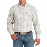 Cinch - Plaid Arenaflex Long Sleeve Button-down Shirt