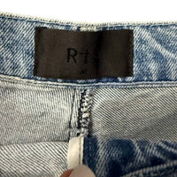 Rta - Women's High Rise Raw Hem Denim Shorts