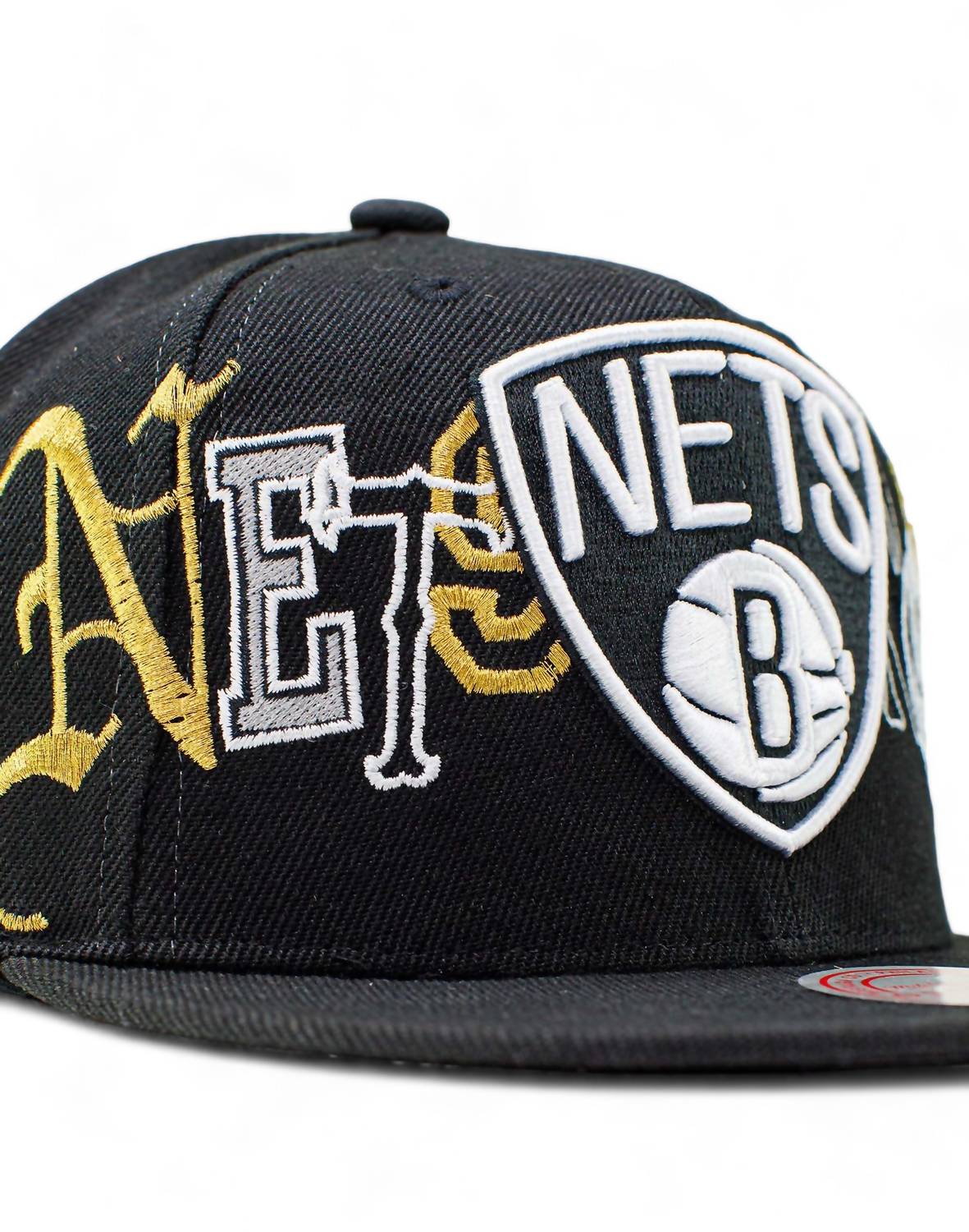 Mitchell & Ness - MEN'S NBA BROOKLYN NETS HYPE TYPE SNAPBACK CAP