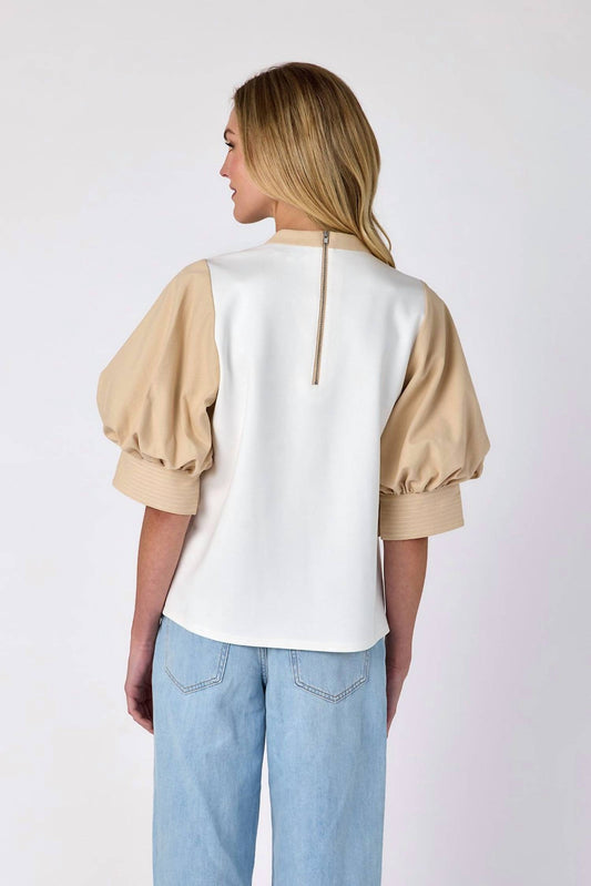 Crosby By Mollie Burch - Jonesy Puff Sleeve Top