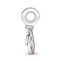 Pandora - Mom Infinity Pave Double Dangle Charm