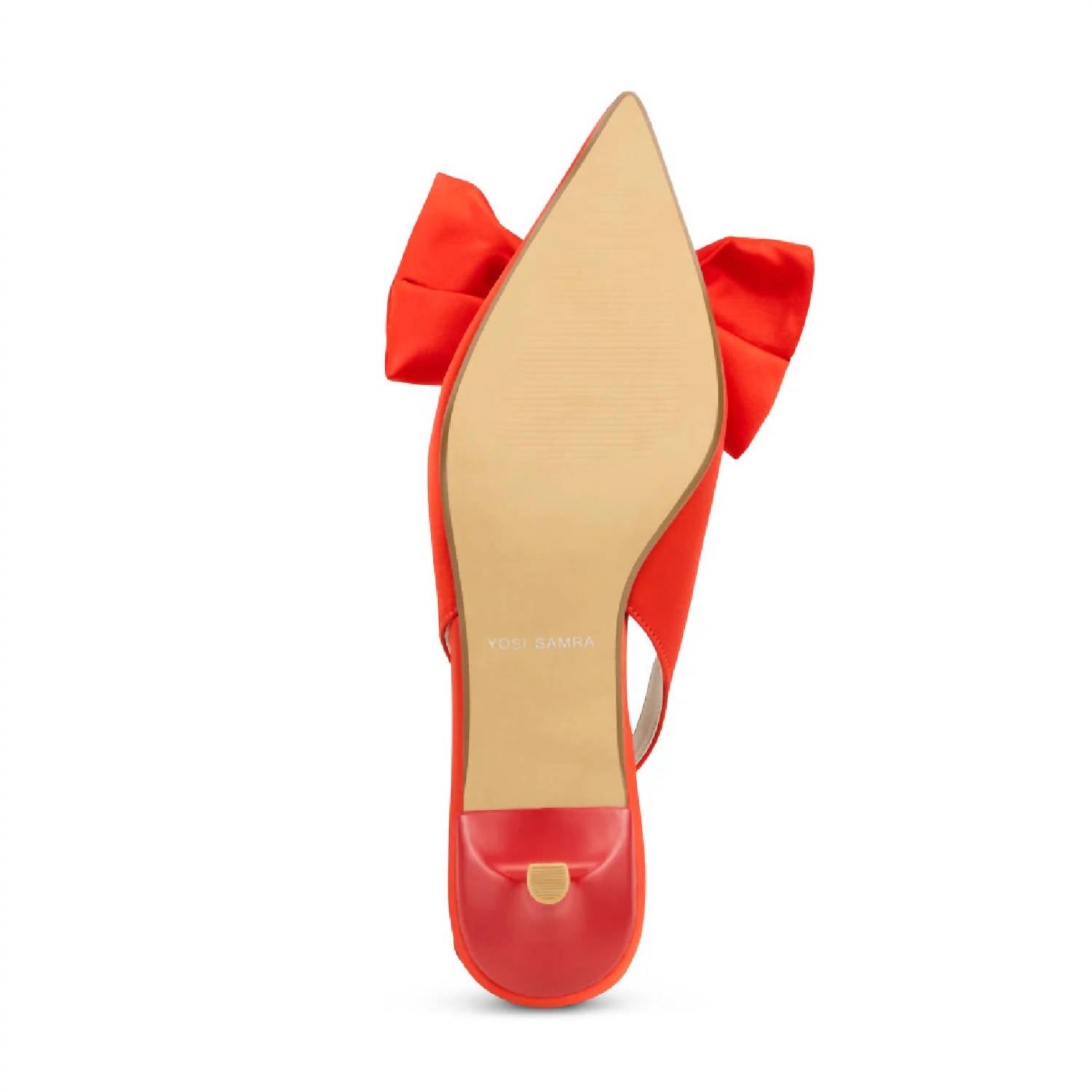 Yosi Samra - Women's Elise Satin Slingback Sandals