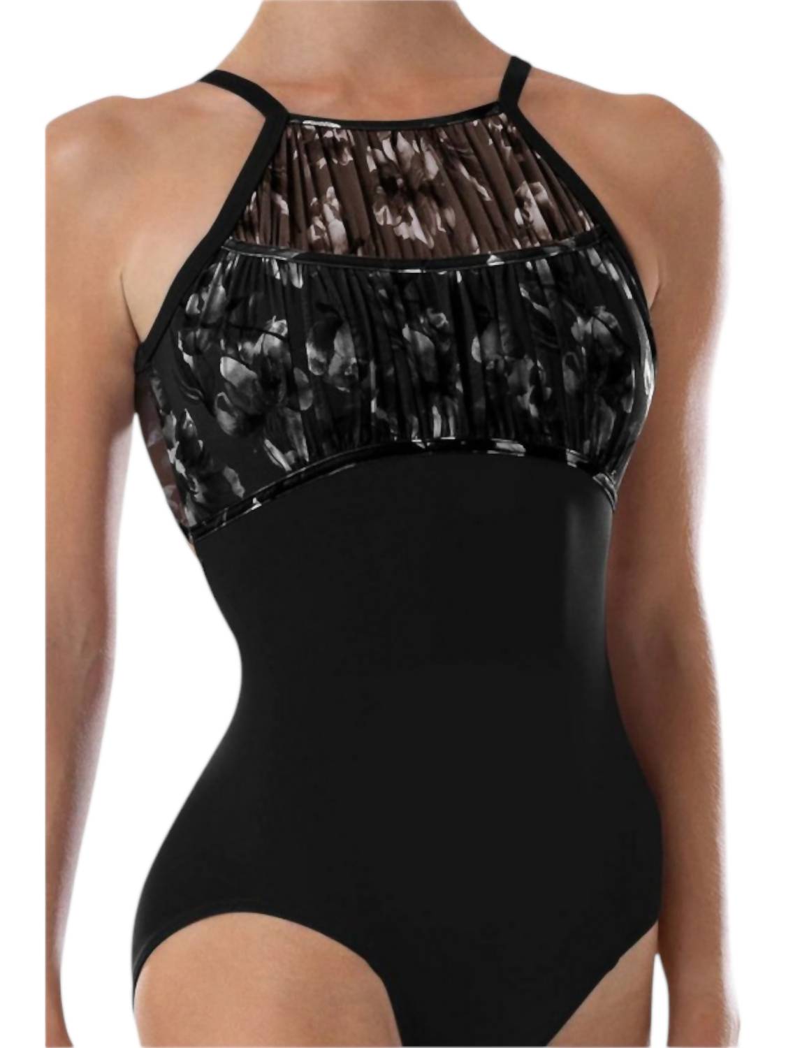 Bloch - Ladies High Neck Halter Leotard Bodysuit
