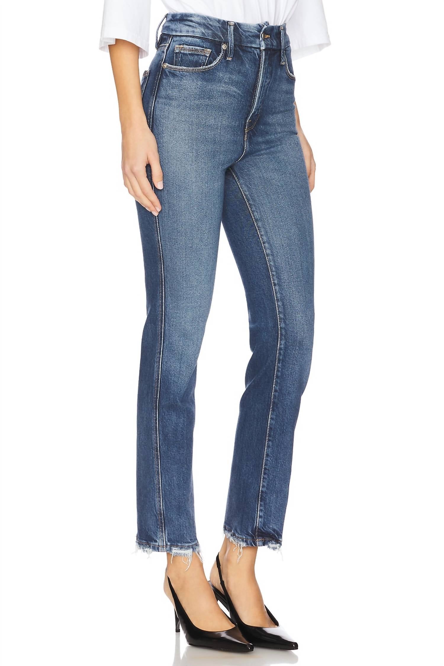 Good American - Good Curve Straight Jeans