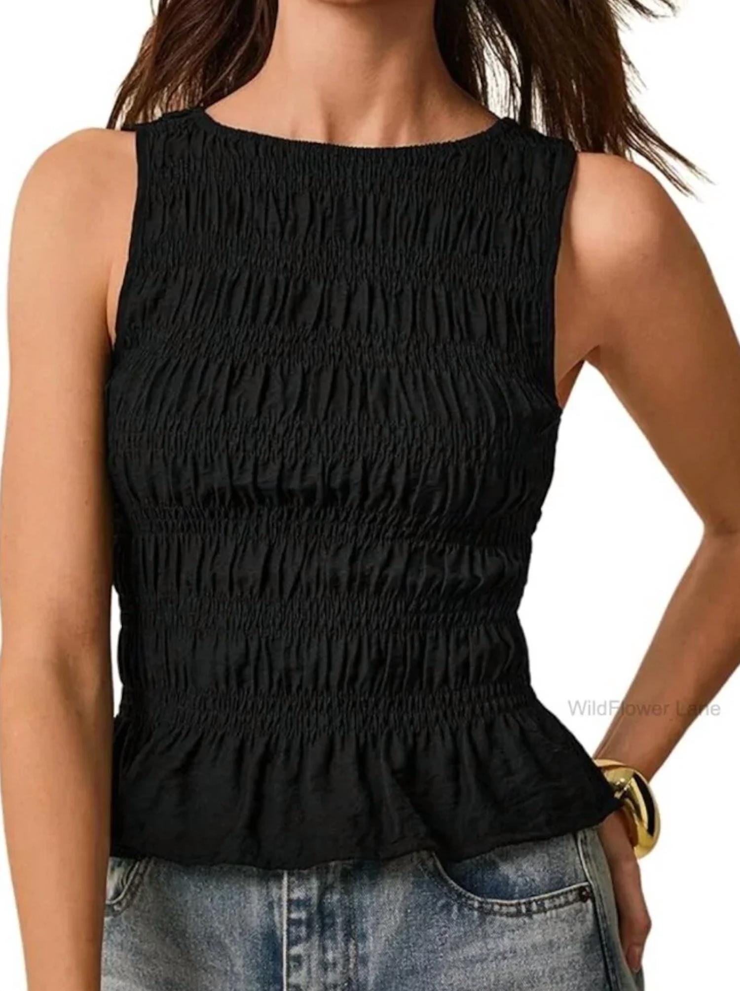 Pistola - Phoebe Smocked Tank Top